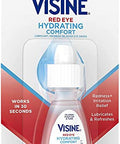 Visine Red Eye Hydrating Comfort Redness Relief And Lubricant Eye Drops To Help Moisturize And Relieve Red Eyes Due To Minor Eye Irritations Fast .28Oz