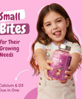 Maxmedix Kids Calcium Gummies With Vitamin D3 320Mg Calcium Supplement With 800Iu Vitamin D3 90 Gummies (45-Day Supply) Natural Vanilla & Strawberry Flavors Gluten-Free Non-Gmo