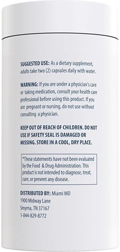 MiamiMD Total Beauty Matrix Collagen Supplements for Women Collagen Capsules with Vitamin C for Hair Skin and Nails Cruelty Free