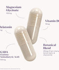 Natrol Sleep & Restore Capsules - Calm Magnesium Glycinate Magnesium Sleep Aid With Gaba Melatonin 5Mg Botanical Blend 30 Day Supply 60 Count (Pack Of 2)