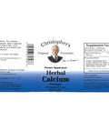 Christopher'S Original Formulas Herbal Calcium Natural Bone Support 100 Caps Pack Of 4