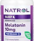Natrol Advanced Sleep Melatonin Tablets Maximum Strength 10 Mg 60 Ea (Pack Of 3)