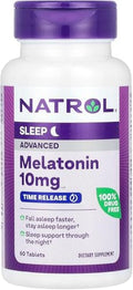 Natrol Advanced Sleep Melatonin Tablets Maximum Strength 10 Mg 60 Ea (Pack Of 3)