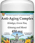 Terravita Anti-Aging Complex - Ginkgo, Green Tea, Ginseng And More - 450 Mg (100 Capsules, Zin: 517066) - 2 Pack
