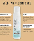 ST. MORIZ Professional 1 Hour Fast Self Tanner Mousse Light to Dark with Self Tanning Mitt - Instant Express Self Tanner Foam for a Golden Natural Fake Tan ÃƒÂ¢Ã¢â€šÂ¬Ã¢â‚¬Å“ With Aloe Vera & Vitamin E - 6.76 fl oz