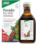 Floradix By Salus Magnesium (16.9 Oz) and Iron and Herbs (8.5 Oz) Bundle Magnesium For Bone Support Digestive Health and More Iron Supplement For Healthy Energy Support