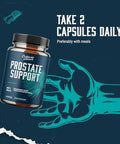 Prostate Support Supplement For Men, Pygeum With Pure Saw Palmetto Berries Extract Vitamins Zinc Plant Sterol Complex Easy Urinary Flow Mens Health
