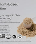 Sports Research Organic Fiber Unflavored Organic Fiber Powder - Daily Psyllium Husk And Prebiotic Agave Inulin Helps Maintain Regularity With Soluble & Insoluble Fiber - Easy To Mix 30 Servings