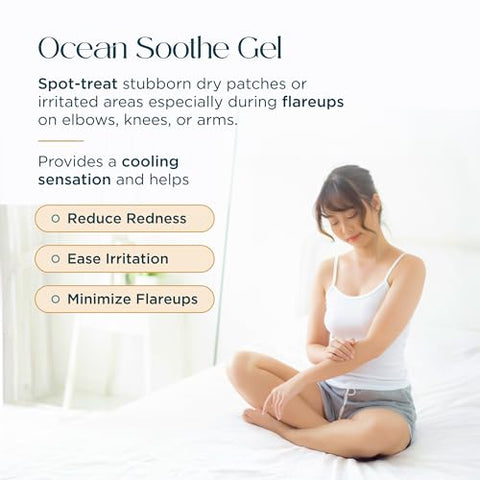 Abundant Natural Health Ocean Soothe Gel & Lotion Bundle With Natural Magnesium Salts And 1.8% Salicylic Acid For Relief And Control Of Mild Psoriasis Symptoms Hydrate And Soothe Skin Fragrance-