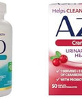 Azo D Mannose Urinary Tract Health Cleanse Flush & Protect The Urinary Tract & Cranberry Urinary Tract Health Supplement 1 Serving = 1 Glass Of Cranberry Juice Sugar