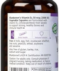 Bluebonnet Nutrition Vitamin D3 2000 Iu Vegetable Capsule Aid In Muscle And Skeletal Growth Cholecalciferol From Lanolin D3 Non Gmo Gluten Soy Milk Kosher 180 Vegetable Capsule