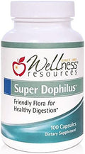 Super Dophilus Six High Potency Strains Probiotic for Digestive Health 100 Capsules