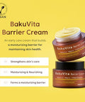 Thankyou Farmer Bakuvita Barrier Cream - Bakuchiol Cream, Day & Night Korean Moisturizer, Bakuchiol Retinol Alternative, Vitamin C + E Korean Serum, Pore Care, Firming, Vegan 1.75 Fl Oz (50Ml)