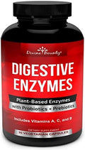 Divine Bounty Digestive Enzymes With Probiotics & Men'S Multivitamin Bundle