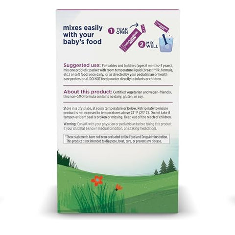 Nordic Naturals Baby S Nordic Flora Probiotic Powder Unflavored - 30 Packets - 4 Billion Cfu - Digestive Health & Immune Support For Babies & Toddlers (6 Months To 3 Years) 30 Servings
