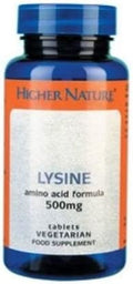(2 Pack) - Higher Nature - Lysine 500mg | 90's | 2 Pack Bundle