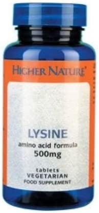 (2 Pack) - Higher Nature - Lysine 500mg | 90's | 2 Pack Bundle