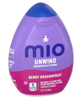 Mio Unwind Berry Dragonfruit Liquid Water Enhancer With Magnesium & B Vitamins 1.62 Fl Oz Bottle