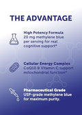 Lunakai Pro Usa Made Methylene Blue Gummies 20Mg With Coq10 & Vitamin C Usp & Pharmaceutical Grade Daily Nootropic For Brain Focus Cognitive Support & Energy Non-Gmo 60Ct