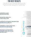 Revive Md Natural Liver Cleanse Detox & Repair Pills Liver Health Support Formula - Milk Thistle Liver Defense Supplement - Inflammation Reducer & Promotes Healthy Liver Function - 120 Capsules