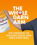 ARM & HAMMER Baking Soda Made in USA, Ideal for Baking, Pure & Natural, 2.7lb Bag