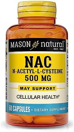 Mason Natural Nac Amino Acid 60 Capsules (Pack Of 2)