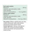 Jamieson High-Potency Magnesium 500 Mg D3 500 Iu Formula 60 Caplets