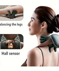 Dexmary Neck Massager With Heat Neck Massager For Pain Relief Deep Tissue Shiatsu Shoulder And Back Massager With 3 Modes & 2 Heat Levels Portable And Rechargeable Relax Muscle Tension (Green)