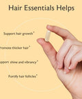 Alaya Hair Essentials Hair Supplement with Biotin Keratin Folate Vitamin B12 B6 Lab Tested Gluten Free 30 Day Supply