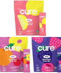 Cure Hydration Kids Electrolyte Drink Mix Bundle Plantbased Pediatrician Formulated Rehydration Fsahsa Nongmo 14 Pack Each Mixed Berry Pink Lemonade Fruit Punch