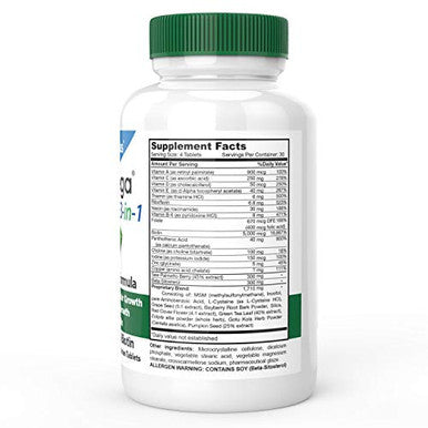 Drformulas Hairomega 3-In-1 Hair Growth Vitamins With Dht Blocker, Biotin For Women & Men Hair Skin And Nails Supplement For Hair Loss, 120 Pills