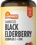 Sundance Sambucus Black Elderberry Complex With Vitamin C And Zinc 45 Chewable Tablets Berry Flavor Vegetarian Nongmo And Gluten Supplement