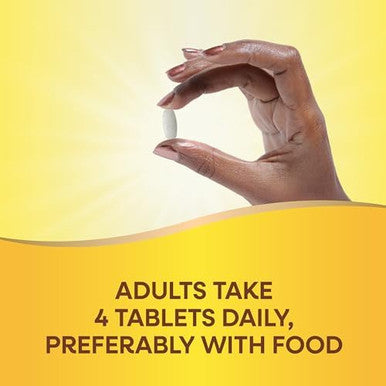 Nature'S Way Alive Calcium Max Absorption, Bone Support, Plant Source Calcium, Vitamin D3 & K2, Magnesium, 120 Tablets (Packaging May Vary)