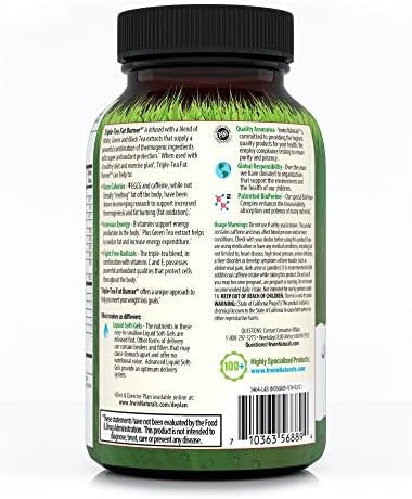 Irwin Naturals Triple Tea Fat Burner 75 Liquid Softgels
