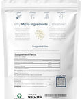 Micro Ingredients L-Theanine 200Mg With Magnesium Glycinate 400 Coconut Mct Oil Softgels 2-In-1 Amino Acid & Mineral Complex Gentle Care All Day & Night