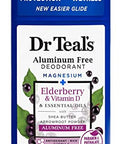 Dr. Teal'S Eucalyptus & Elderberry Deodorant Set (2 Pack 2.65Oz Ea) Eucalyptus & Elderberry With Vitamin D Aluminum With Magnesium Essential Oils Absorb Moisture Keep Skin Healthy