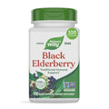 Nature'S Way Black Elderberry Capsules Traditional Immune Support Supplement With Elderberry And Elderflower 1150 Mg Per 2-Capsule Serving Plant-Powered Vegan Capsules 100 Count