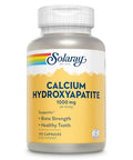 Solaray Calcium Hydroxyapatite 1000mg Calcium Supplements for Women and Men Hydroxyapatite Powder Capsules Healthy Teeth and Bone Support 120 Capsules