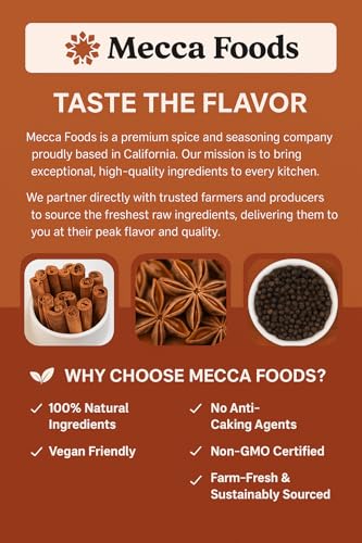 Sesame Seeds Natural ÃƒÂ¢Ã¢â€šÂ¬Ã¢â‚¬Å“ 14 oz Resealable Bag ÃƒÂ¢Ã¢â€šÂ¬Ã¢â‚¬Å“ Whole Raw Unhulled Seeds for Cooking, Baking & Garnishing by Mecca Foods