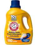 Arm & Hammer Baking Soda Fresh Liquid Laundry Detergent Sparkling Fresh Scent 110 Loads 110 Fl Oz