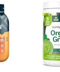 Body Fortress 100% Whey Protein Powder Vanilla 1.74Lbs & Purely Inspired Organic Greens Powder Unflavored 24 Servings Bundle