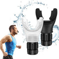 Amir Upgraded Portable Breathing Trainer Adjustable Resistance Breathe Trainer Compact Muscle Improve Strength And Endurance Exercise Device For Sports Running Martial (BlackWhite)