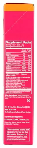 Sol-Ti Sol Ti Organic Dragon Fruit Lemon Hydration Plus Digestion 7 Count 0.16 Oz