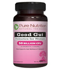 Pure Nutrition Good Gut Women'S Probiotics 50 Billion Cfu 16 Strains 60 Caps Probiotics For Women With Organic Prebiotic Blend Once Daily Non Gmo Gluten Free