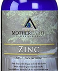 Mother Earth Minerals - Zinc - Antioxidant, Aids Assimilation Of Vitamins, Normal Growth & Development, Maintenance Of Body Tissues - 8 Ounce 96 Servings