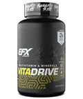 Efx Sports Vita Drive Multivitamin Formulated For Athletes Complex Of Vitamins Minerals Micronutrients & Antioxidants 30 Servings 120 Capsules