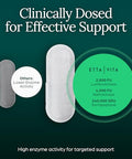 Etta Vita Potent Nattokinase 4000 Fu Serrapeptase 240000 Spu Lumbrokinase 2000 Fu Supplement - Proteolytic Enzymes Capsules For Energy Support Digestion Detox Cognition & Gut Health For Men & Women