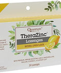 Quantum Health TheraZinc Lemon Lozenges Made with Zinc Gluconate for Immune Support 24 Count