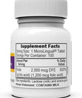 Superior Source Folic Acid Vitamin B9 1200 Mcg Microlingual Instant Dissolve Tablets Under Tongue Melts, 100 Count
