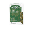 Curad Kid-Friendly Adhesive Bandages Green Camouflage Design 3/4" x 3" 25 Count (Pack of 6)